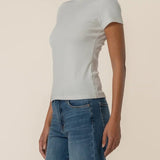 Langley Short Sleeve Rib Tee - Elle Maxine