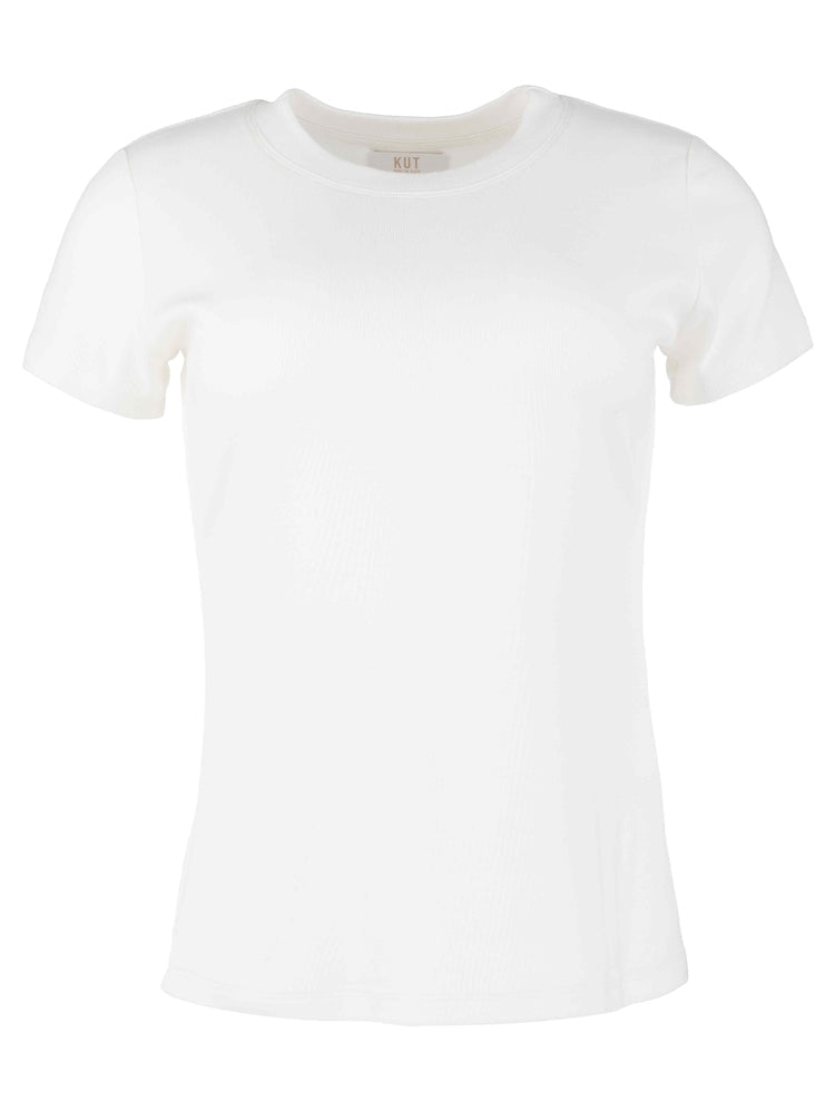 Langley Short Sleeve Rib Tee - Elle Maxine