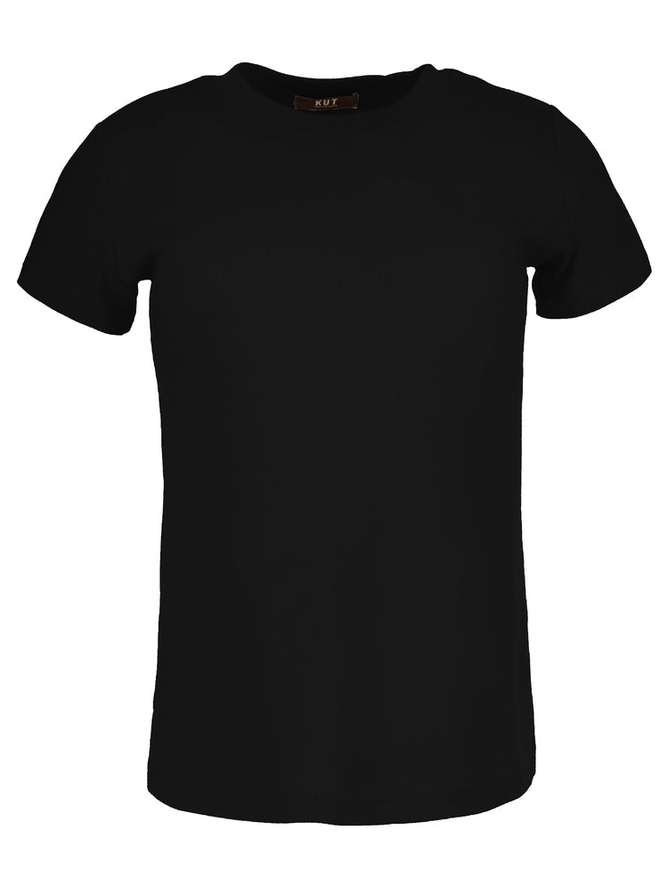 Langley Short Sleeve Rib Tee - Elle Maxine