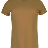 Langley Short Sleeve Rib Tee - Elle Maxine