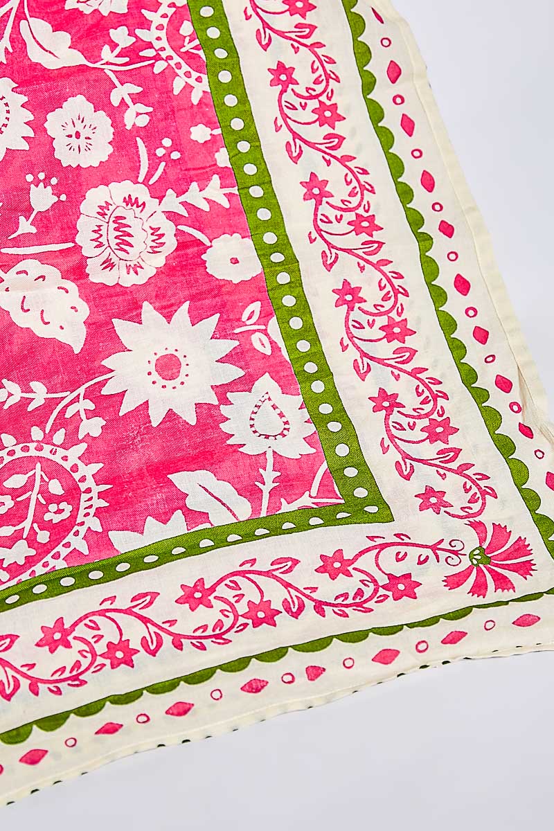 Large Floral Wrap Scarf - Elle Maxine