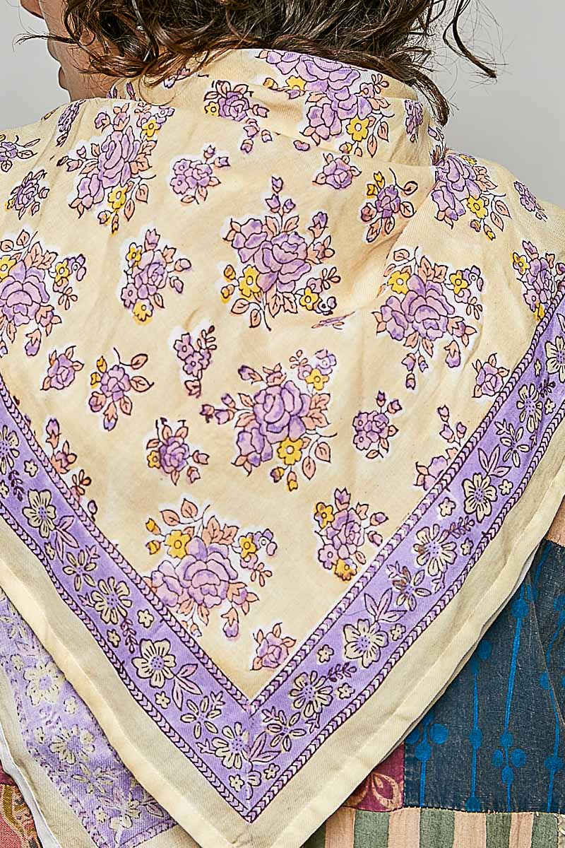 Large Floral Wrap Scarf - Elle Maxine