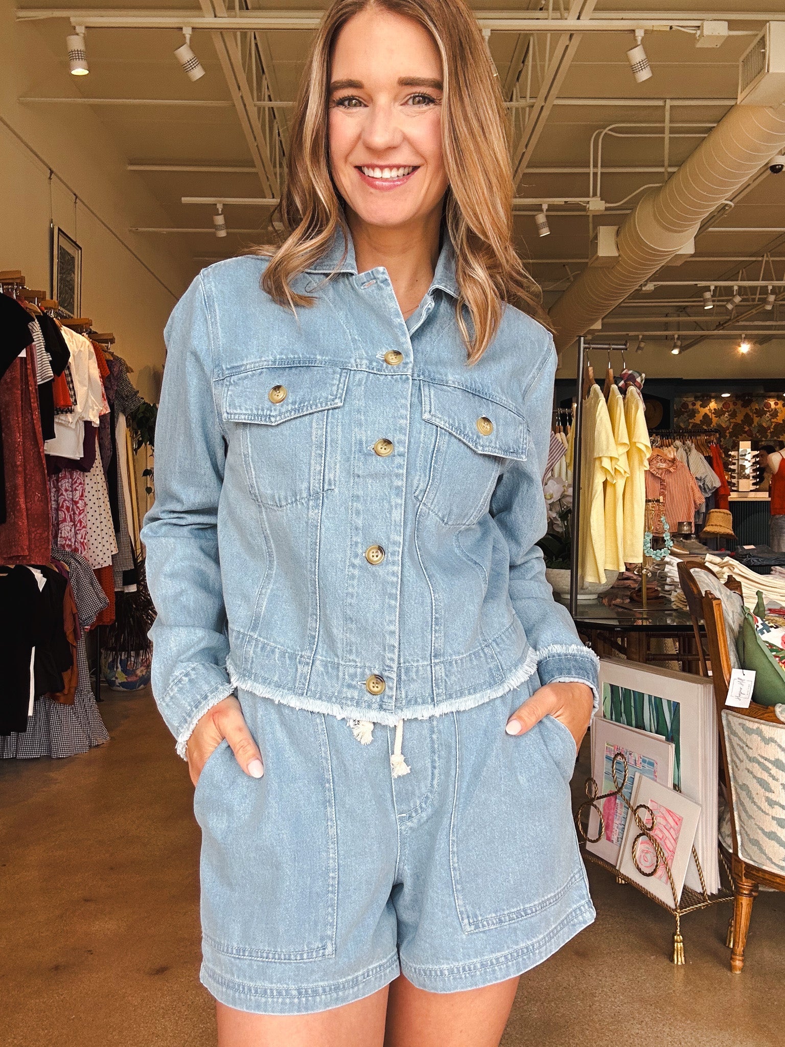 Larue Denim Jacket - Elle Maxine