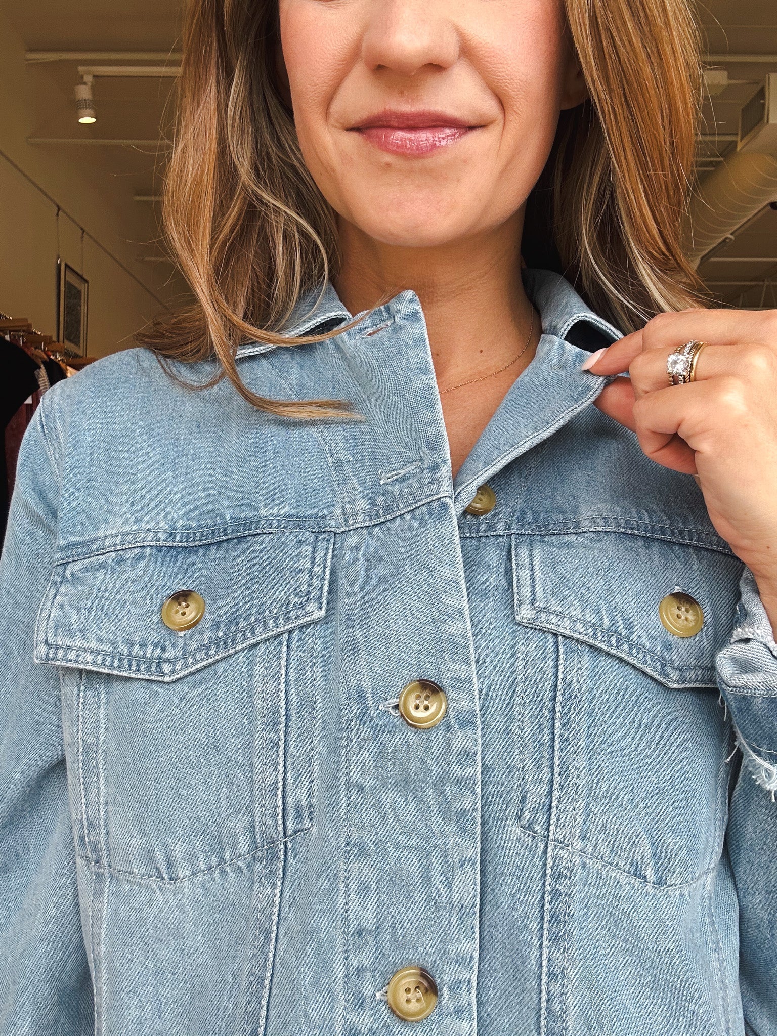 Larue Denim Jacket - Elle Maxine