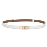 Latch Belt - White - Elle Maxine