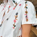 Layla Embroidered Shorts Set - Elle Maxine