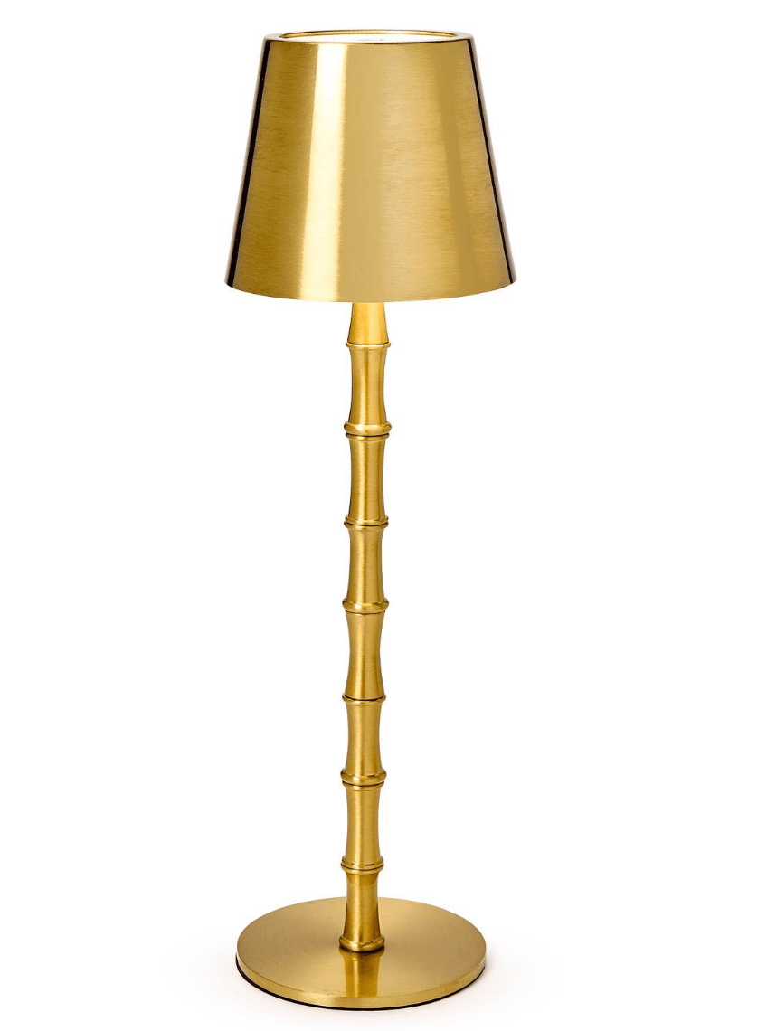 LED Cordless Bamboo Table Lamp - Elle Maxine