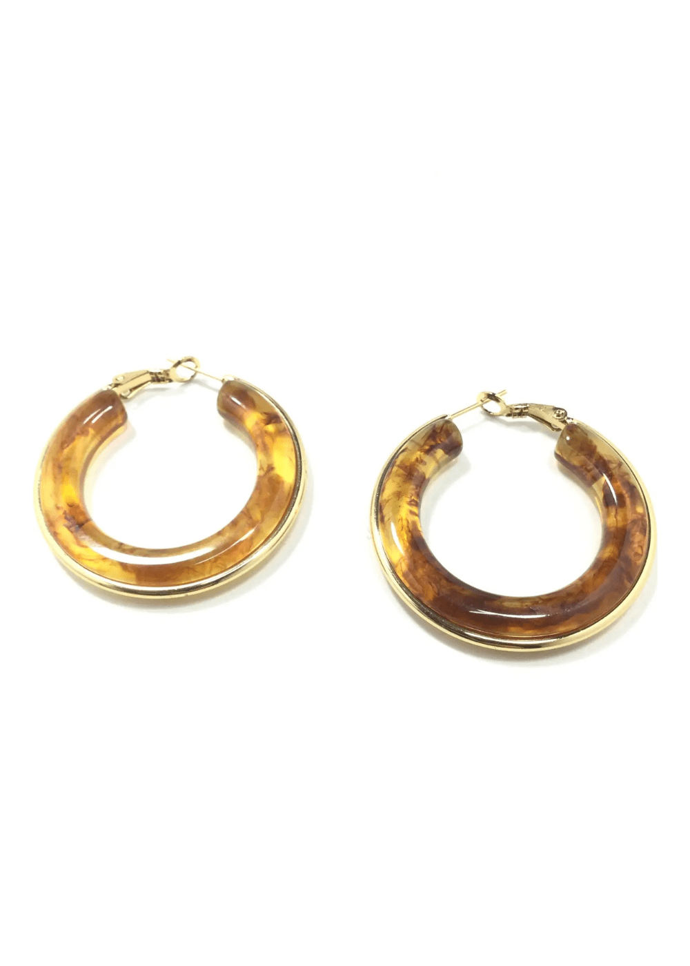Leon Tortoise Hoops - Elle Maxine