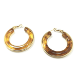 Leon Tortoise Hoops - Elle Maxine