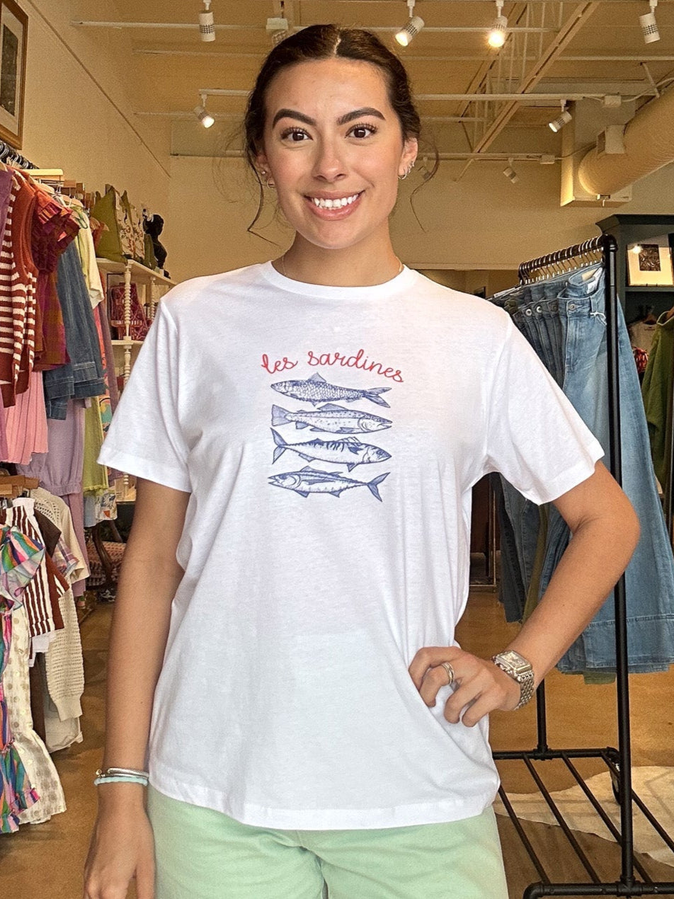 Les Sardines Tee - Elle Maxine