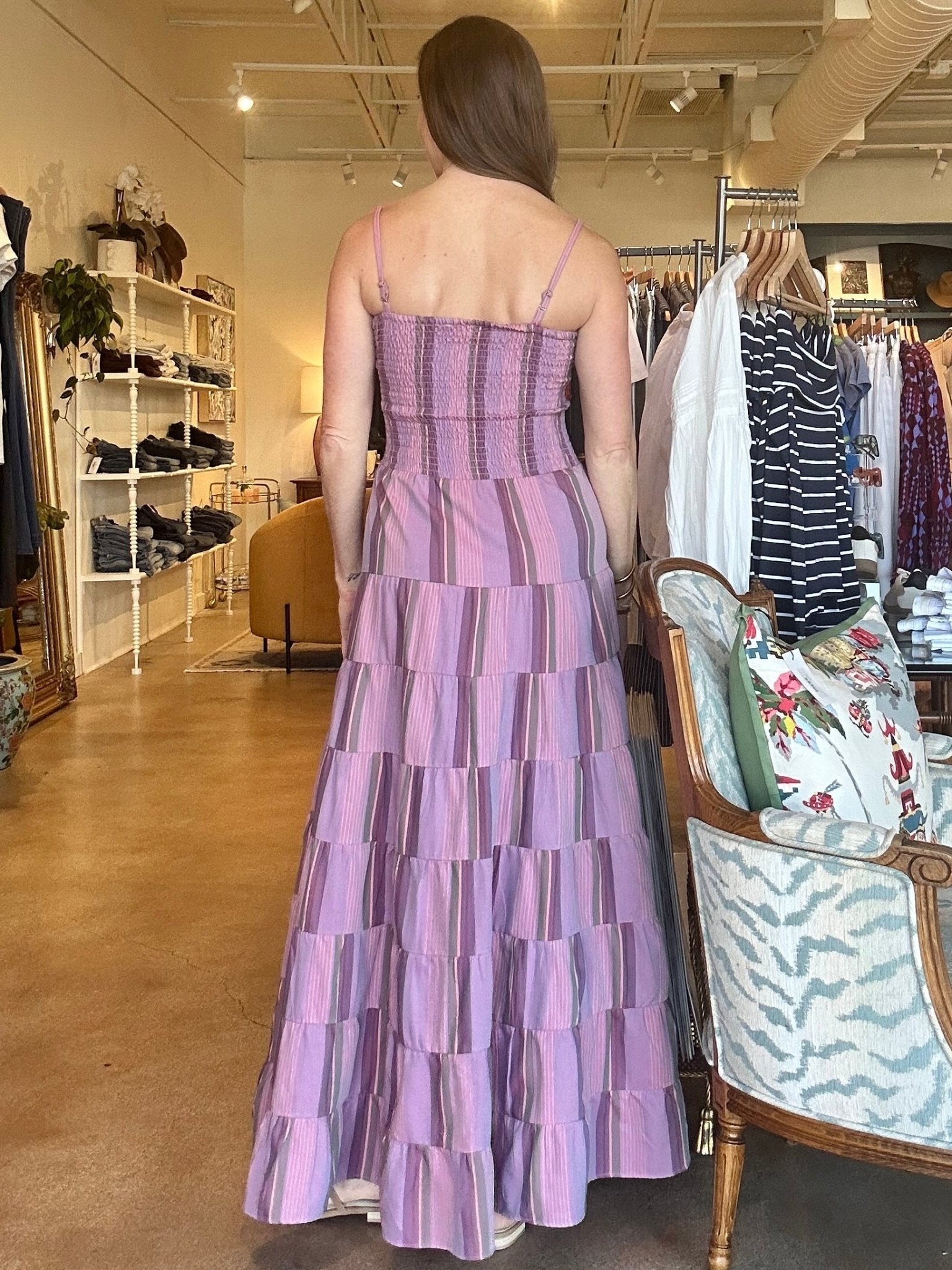 Lilaea Maxi Dress - Lilac - Elle Maxine