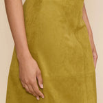 Lindsay Faux Suede Skirt - Elle Maxine