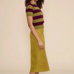 Lindsay Faux Suede Skirt - Elle Maxine