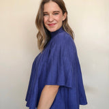 Liora Pleated Swing Top - Elle Maxine