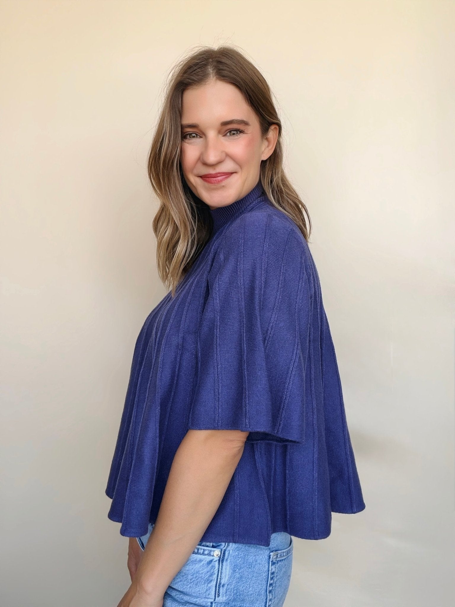 Liora Pleated Swing Top - Elle Maxine