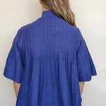 Liora Pleated Swing Top - Elle Maxine