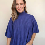 Liora Pleated Swing Top - Elle Maxine