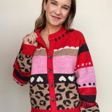 Livoni Patterned Cardigan - Elle Maxine