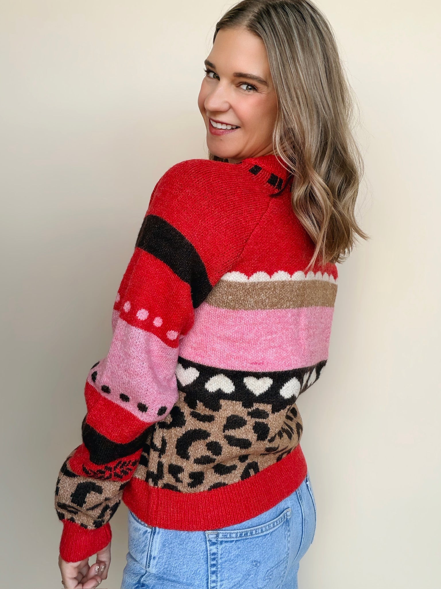 Livoni Patterned Cardigan - Elle Maxine