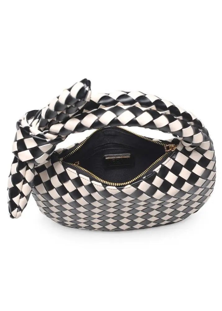 Lizbeth Woven Knot Clutch - Elle Maxine