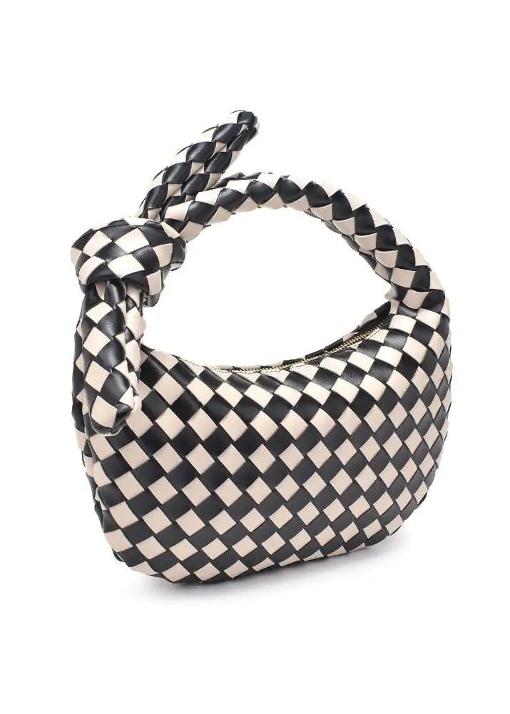 Lizbeth Woven Knot Clutch - Elle Maxine