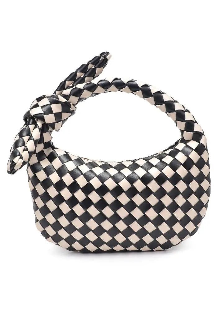 Lizbeth Woven Knot Clutch - Elle Maxine