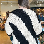 Lola Chunky Knit Cardigan - Elle Maxine