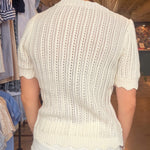 Lola Pointelle Sweater Top - Elle Maxine