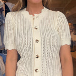 Lola Pointelle Sweater Top - Elle Maxine