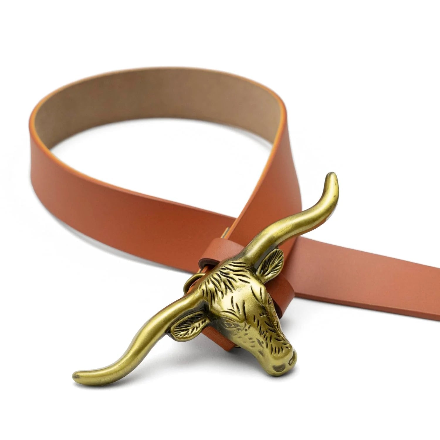 Longhorn Belt - Brown - Elle Maxine