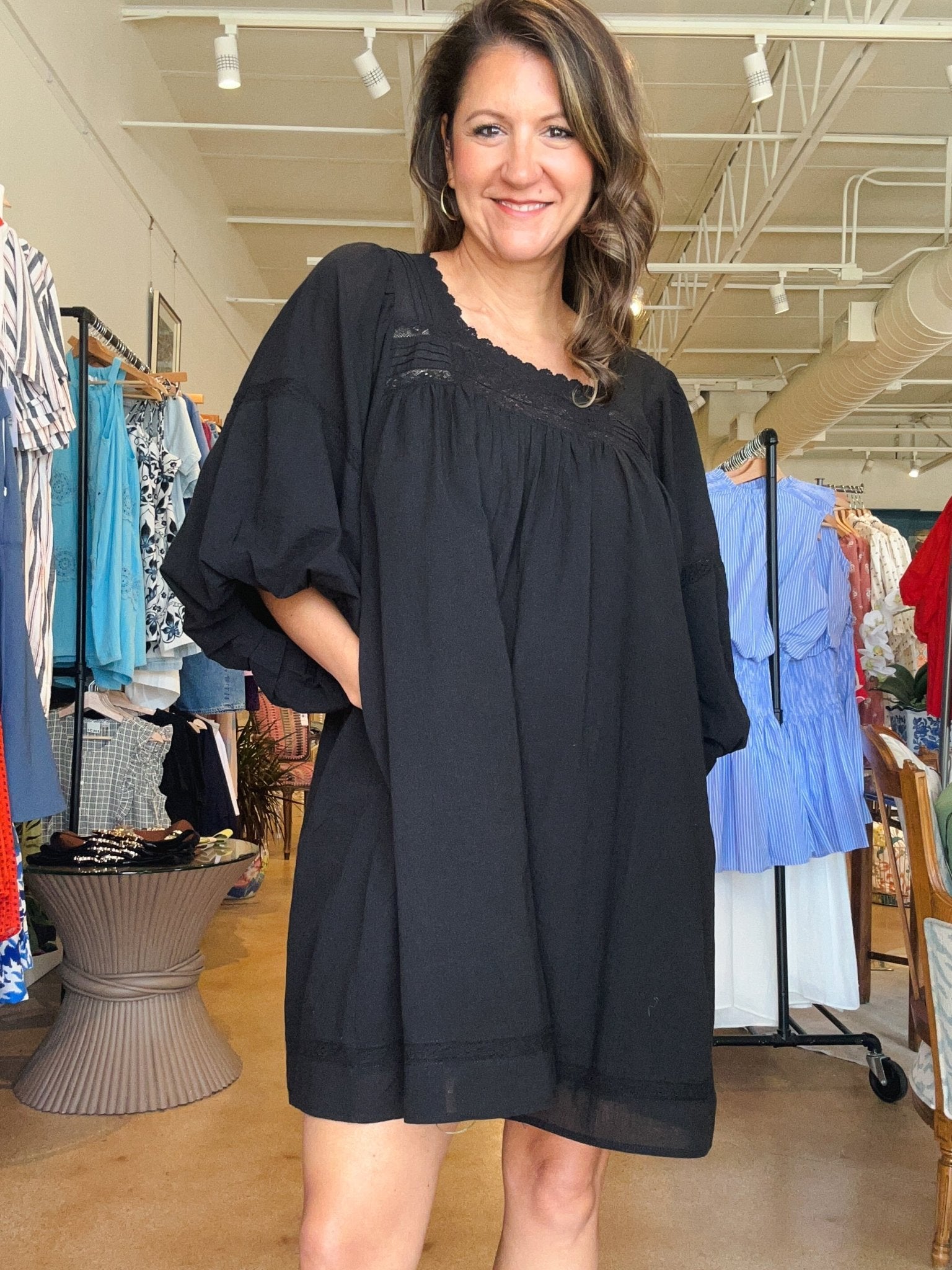 Lorelei Dress- Noir - Elle Maxine