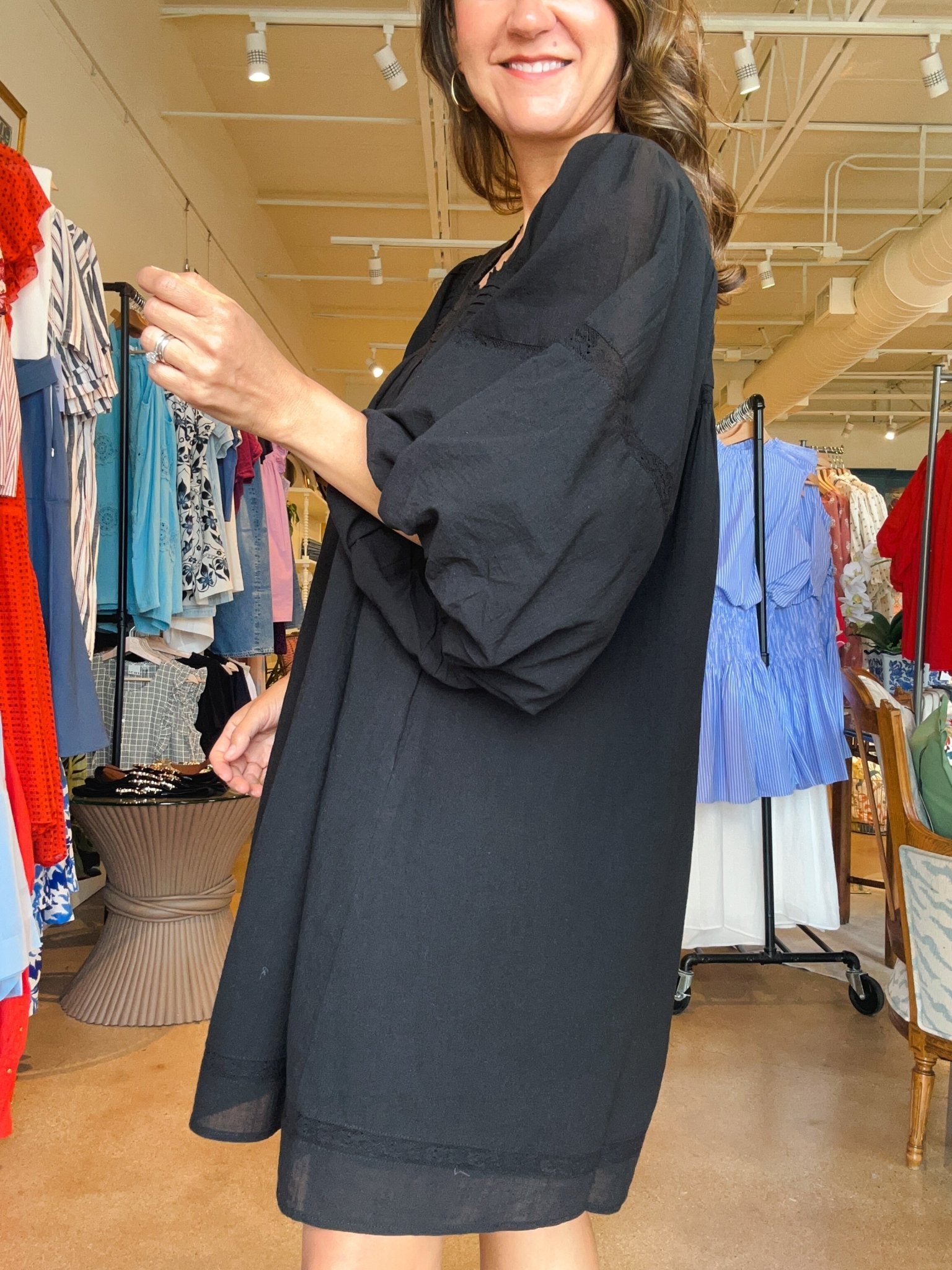 Lorelei Dress- Noir - Elle Maxine
