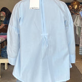 Luanne Collared Blouse - Light Blue - Elle Maxine