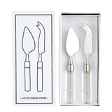 Lucite Cheese Knife Set - Elle Maxine