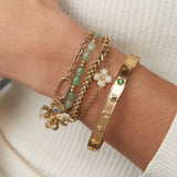Lucky Four Leaf Clover Bracelet | Alex and Ani - Elle Maxine