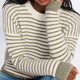 Lucy Stripe Sweater - Elle Maxine