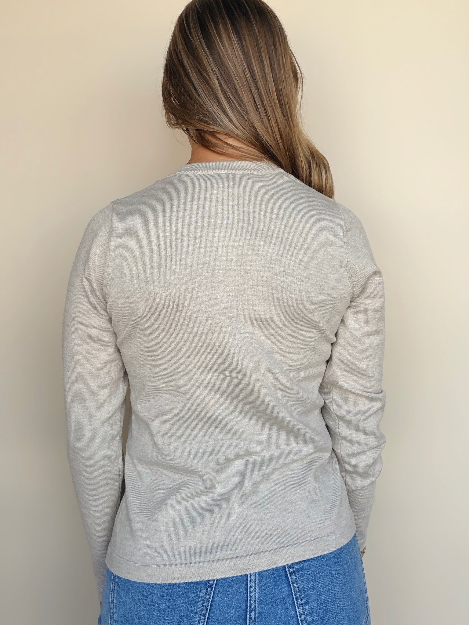 Lulu Round Neck Cardigan - Elle Maxine