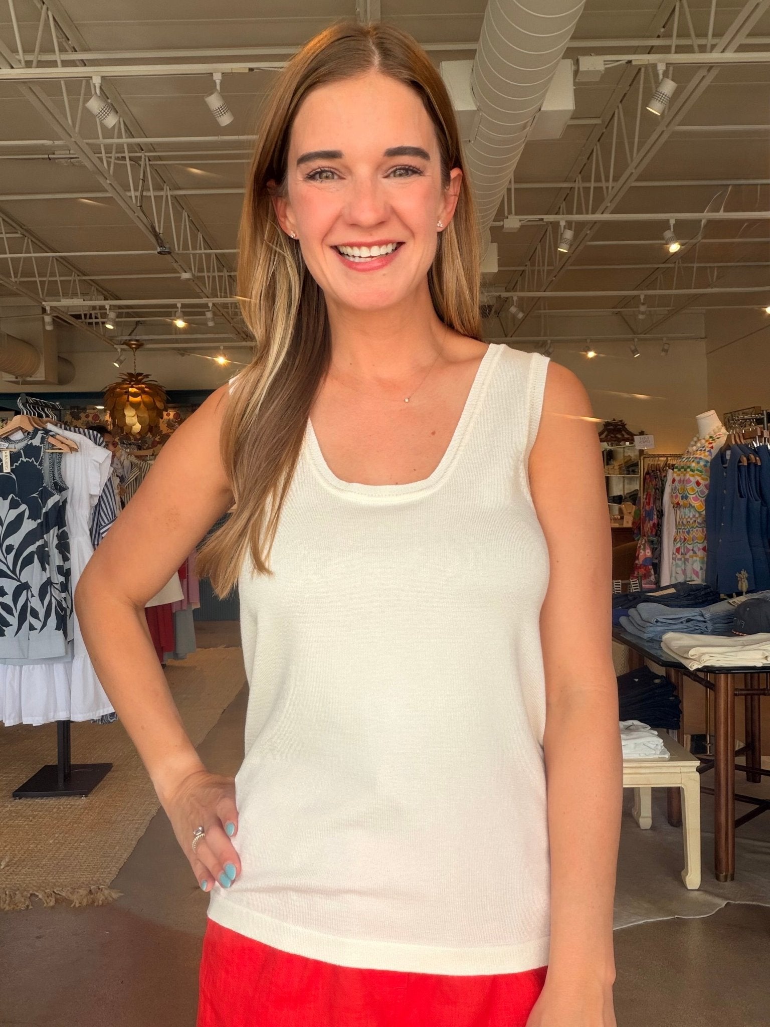 Lulu Tank - Birch - Elle Maxine