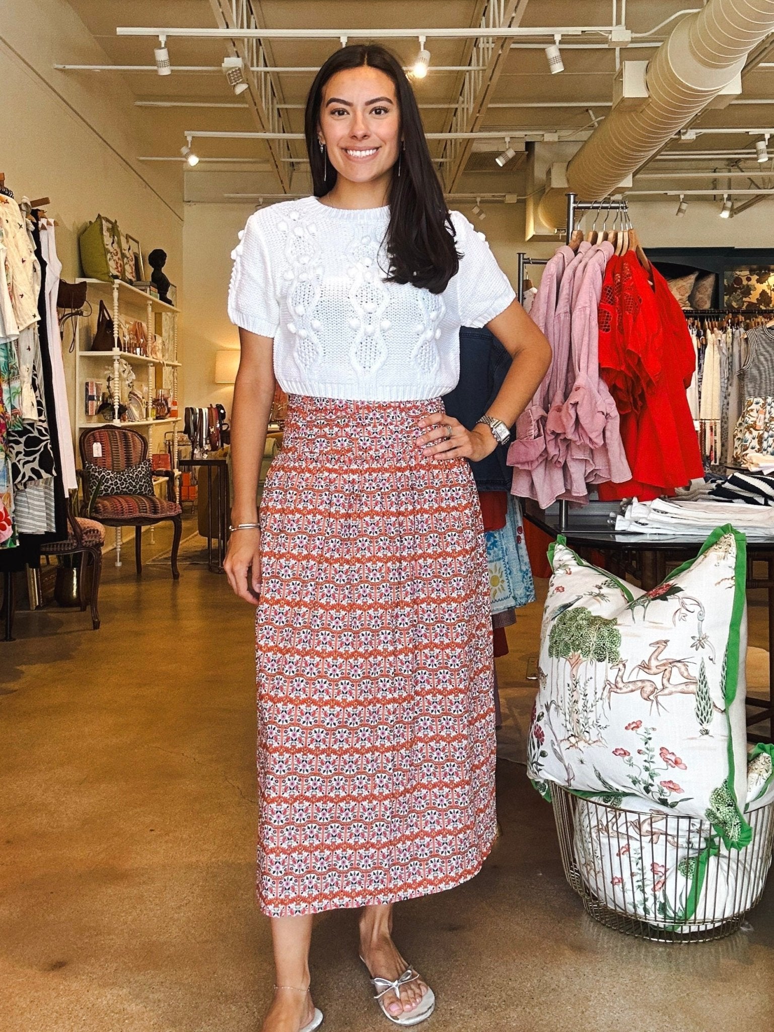 Luna Skirt - Boho Tile - Elle Maxine