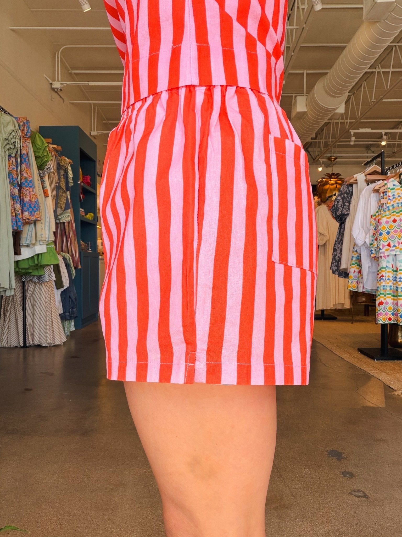 Lydia Stripe Shorts - Elle Maxine
