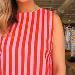 Lydia Stripe Tank Shorts Set - Elle Maxine