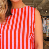 Lydia Stripe Tank Shorts Set - Elle Maxine