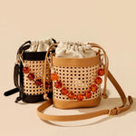 Lyra Bucket Bag - Brown - Elle Maxine