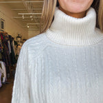 Madeline Knit Sweater - Off White - Elle Maxine