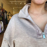 Mailyn Half Zip Sweater - Elle Maxine