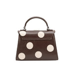 Maisel Chocolate Polka Dot Bag - Elle Maxine