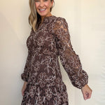 Makai Long Sleeve Lace Mini Dress - Elle Maxine