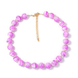Marbled Bead Necklace - Elle Maxine