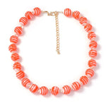 Marbled Bead Necklace - Elle Maxine