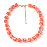 Marbled Bead Necklace - Elle Maxine